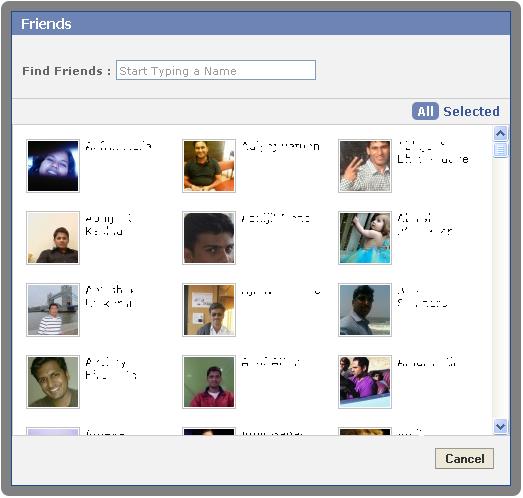 Fetch Facebook friends and Facebook suggest friends script